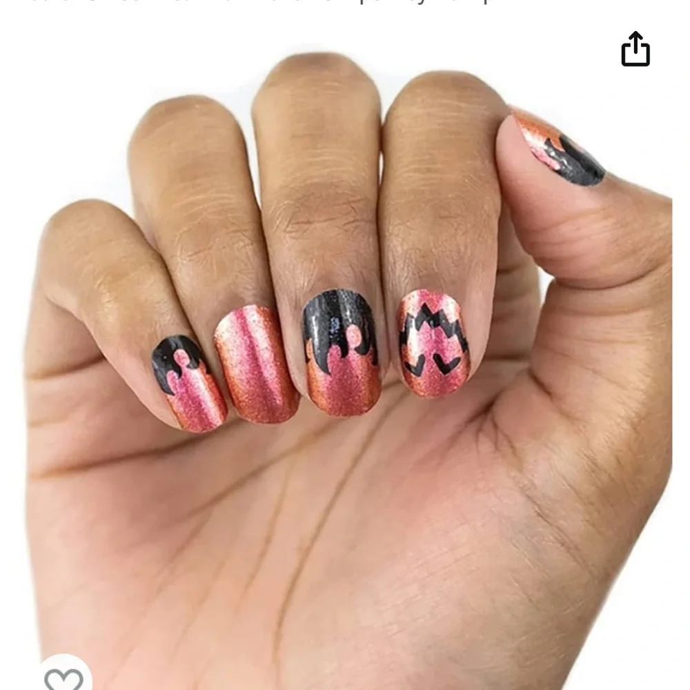 *Retired* Color Street: Hey Pumpkin | Halloween Orange Black Jack O’Lantern - Picture 14 of 16